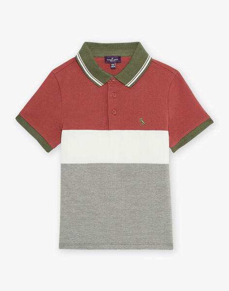 Polo colorblock avec dinosaure FRIPLAGE1 / 23E3PGD1POL628