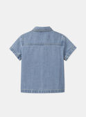 Chemise manches courtes denim MAMAX / 25E1BGK1CHMP272