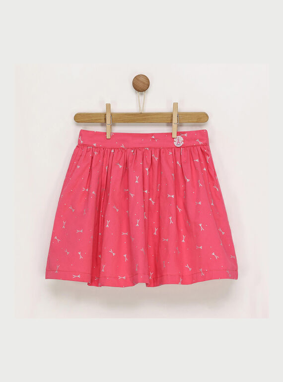 Jupe rose RYCHAETTE / 19E2PFT1JUP304