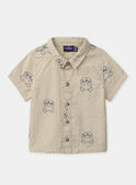 Chemise manches courtes pandas MAYOAN / 25E1BGR1CHM806