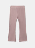 Legging évasé rose pâle Fille NIFLERETTE / 25H2PFL2LG303