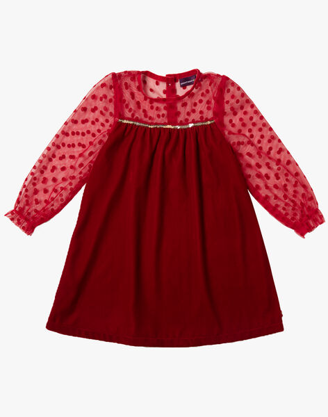 Robe Rouge Noel Au Chateau Enfant Sergentmajor