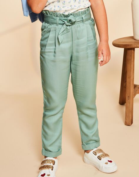 Pantalon paperbag kaki FRIVOETTE 2 / 23E2PFJ1PAN604
