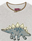 Pull tricot motif dinosaure enfant garçon CATRICAGE / 22E3PGB1PUL943