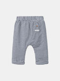 Pantalon fourré à carreaux LAOMAR / 24H1BGQ1PAN941