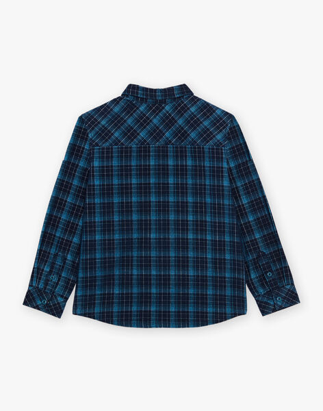 Chemise en velours à carreaux DUCHECAGE / 22H3PGY1CHM714