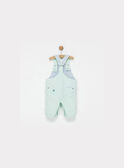 Salopette courte turquoise NYERIC / 18E1BG11SAC614