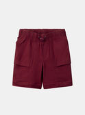 Pantalon Dézipable rouge MOCLAGE / 25E3PGJ1PANF504