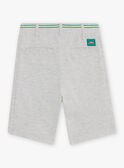 Bermuda gris chiné enfant garçon CODAGE / 22E3PGM3BERJ922