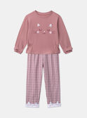 Pyjama Molleton gratté Chat LECOETTE / 24H5PF41PYJ329
