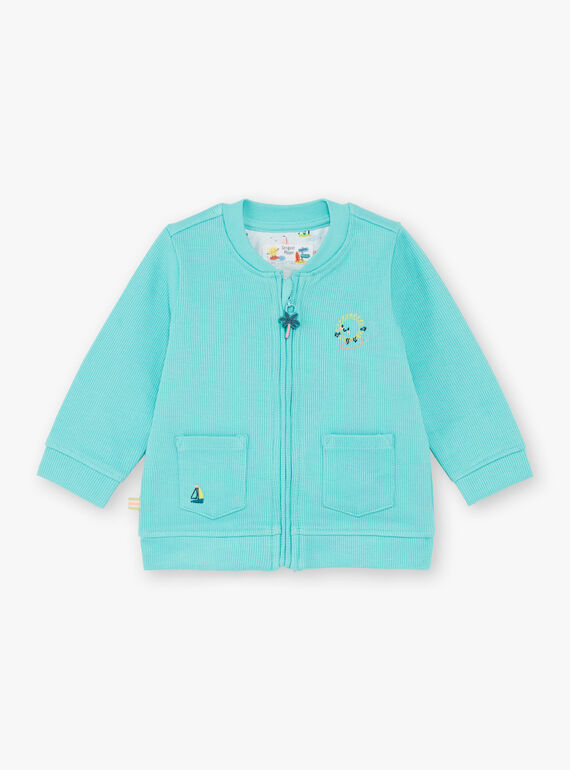 Gilet Turquoise ZATITOUAN / 21E1BGU1GIL202