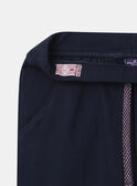 Pantalon bleu marine Garçon NOMARAGE / 25H3PGP1CFP705