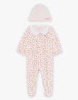Pyjama et bonnet en velours rose clair FORRA_B / 23E0NF71GRE321