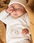 Pyjama en velours et bonnet assorti bébé mixte DOV_B / 22H0NM12GRE001