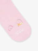 Echarpe en tricot rose avec oreilles 3D FIMARINE / 23E4BF51ECH030