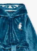 Robe de chambre bleue à capuche GRUROBAGE / 23H5PG21RDC714