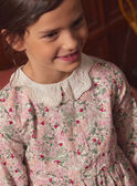 Robe fleurie col claudine  LADEDETTE / 24H2PFQ1ROB001
