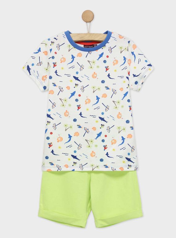Ensemble blanc et vert RIPLAGE 2 / 19E3PGO4ENS001