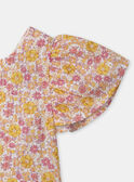 Robe fleurie dos nu MLADOLETTE / 25E2PFK3ROB001