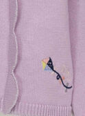 Cardigan mauve ROLIJAETTE / 19E2PFD1CAR328