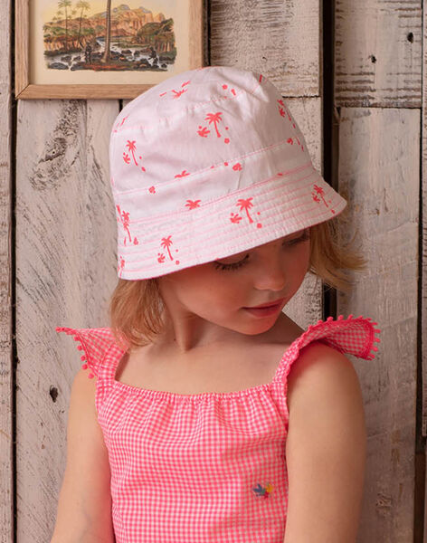 Bob Reversible Imprime Enfant Fille Paradis A Waikiki Enfant Sergentmajor