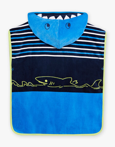 Cape de bain motif requin enfant garçon CYCAPAGE / 22E4PGO1CDBC244