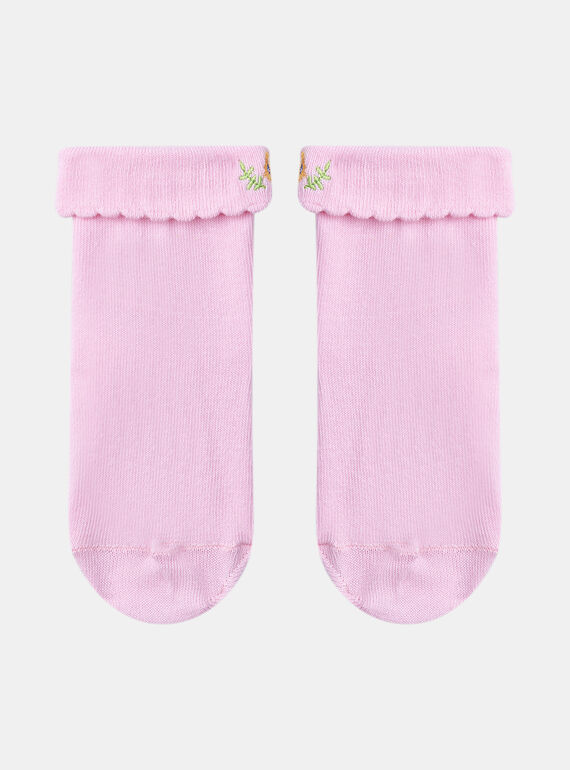 Chaussettes brodées à fleur  KACHAETTE / 24E4PF31SOQ318