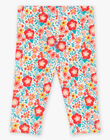 Legging écru à fleurs FADELPHINE / 23E1BFB1CAL001