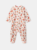 Grenouillère écrue imprimé fruits Bébé Fille NEBILLIE / 25H5BFB2GRE114