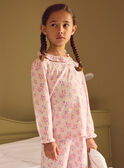 Pyjama rose imprimé fleuri Fille NUICARETTE / 25H5PFB1PYJ311