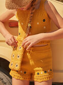 Short jaune moutarde en maille  FLISHETTE / 23E2PFP1SHOB106