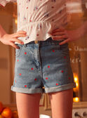 Short en jean coeurs KLAKETTE / 24E2PFN1SHOP269