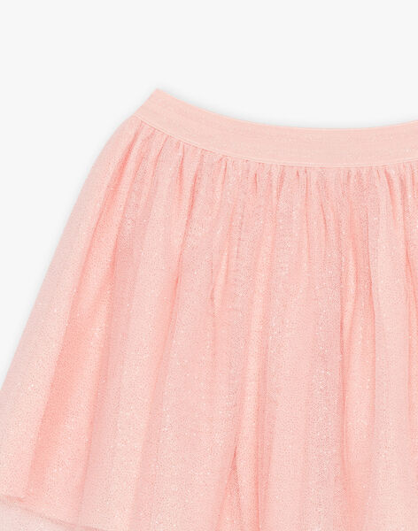Jupe rose courte à paillettes FRITUETTE 2 / 23E2PFJ2JUPD300