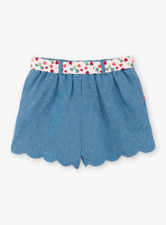 Short denim avec ceinture ZONORETTE / 21E2PFJ1SHOP269