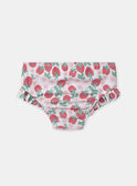 Culotte de bain imprimé fraise MITAHIS / 25E4BFC4MAI001