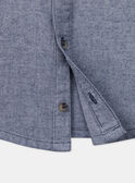 Chemise Bleu chiné LYCHEMAGE / 24H3PGO1CHM222