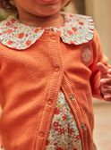 Cardigan orange à manches longues GAANNE / 23H1BF71CARE413