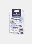 Barettes teckels et fleurs NEBLUETTE / 25H4PF77BRT205
