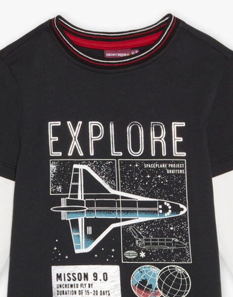 T-shirt à imprimé fusée DUMOAGE / 22H3PGZ1TML090