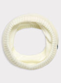 Snood beige point mousse bébé garçon TAALEX / 20E4BGB1SNO632