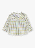Chemise à carreaux jaune et gris   ZACOCO / 21E1BG91CHM001