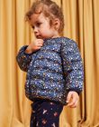 Manteau à capuche 2 en 1 bleu marine DINORA / 22H1BFG1PAR070