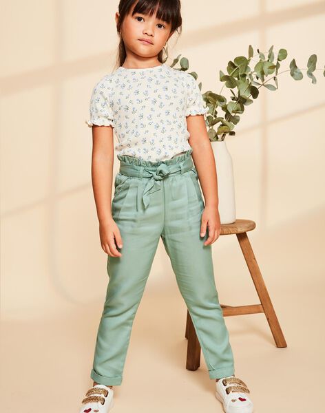 Pantalon paperbag kaki FRIVOETTE 2 / 23E2PFJ1PAN604