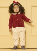Cardigan en maille chenille LAPAULA / 24H1BFR1CARF506
