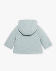 Manteau à capuche Vert-Gris DIOCTAVE / 22H1BGM1VES631