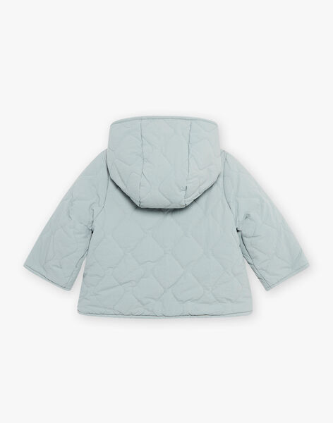 Manteau à capuche Vert-Gris DIOCTAVE / 22H1BGM1VES631