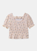 T-shirt à fleurs MLOBELETTE / 25E2PFP2CHED300