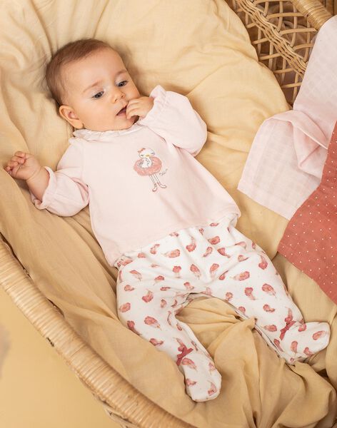 Pyjama en velours bébé fille 22H0NF13GRE307