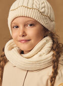 Snood croisé écru  NINORETTE / 25H4PFE1SNO001