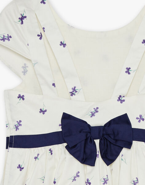 Robe écrue à fleurs FREDONETTE / 23E2PFI1ROB005